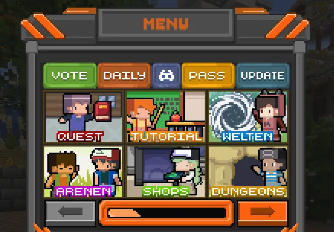 Unsere neuen Menüs! | 1.21.1 Sneakpeek